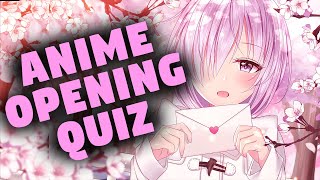 GUESS THE ANIME OPENING QUIZ CHALLENGE [VERY EASY - MEDIUM]