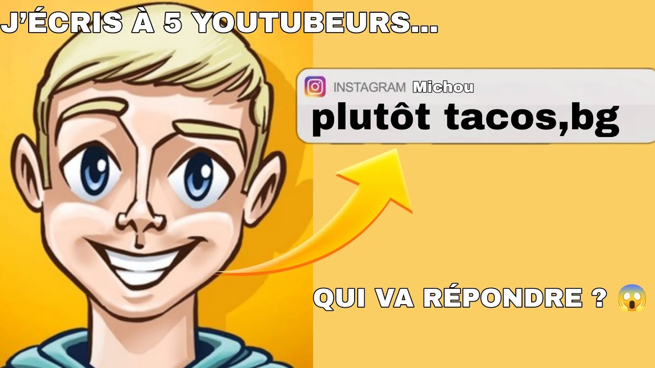 Michou m’a vraiment répondu… ?