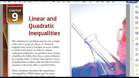 PC 20 9.1 Linear Inequalities in Two Variables