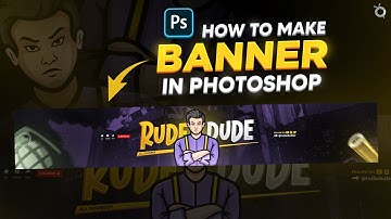 How to Make Gaming banner in Photoshop - For Beginners