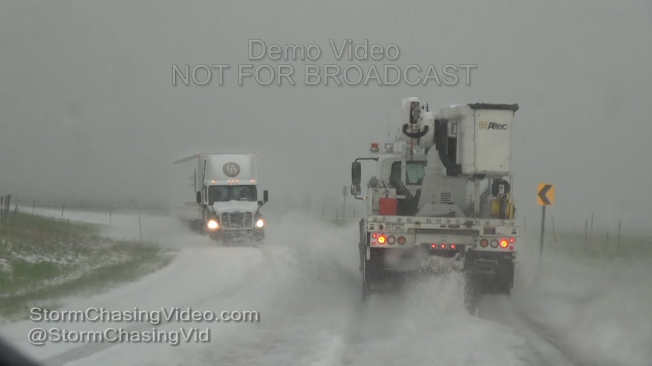 Eastern Colorado Extreme Deep Hail & TimeLapse - 6/23/2016