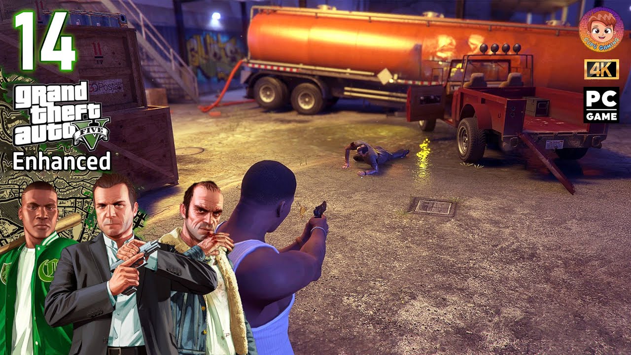 Grand Theft Auto V Enhanced Gameplay Part 14 - Walkthrough - No ...