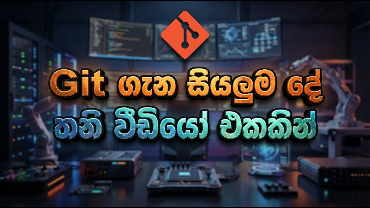 Git ගැන සියලුම දේ තනි වීඩියෝ එකකින් | Git in sinhala - YouTube