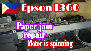 Epson L360 paper jam repair | misaligned lever sensor