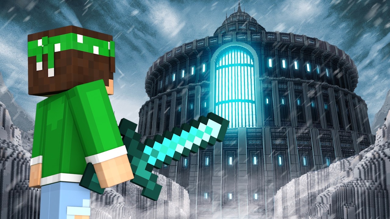 L’HO SALVATO DAL NETHER GHIACCIATO NEL MONDO PIÙ FREDDO DI MINECRAFT!