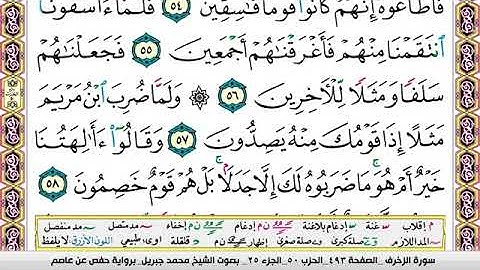 الشيخ محمد جبريل سورة الزخرف