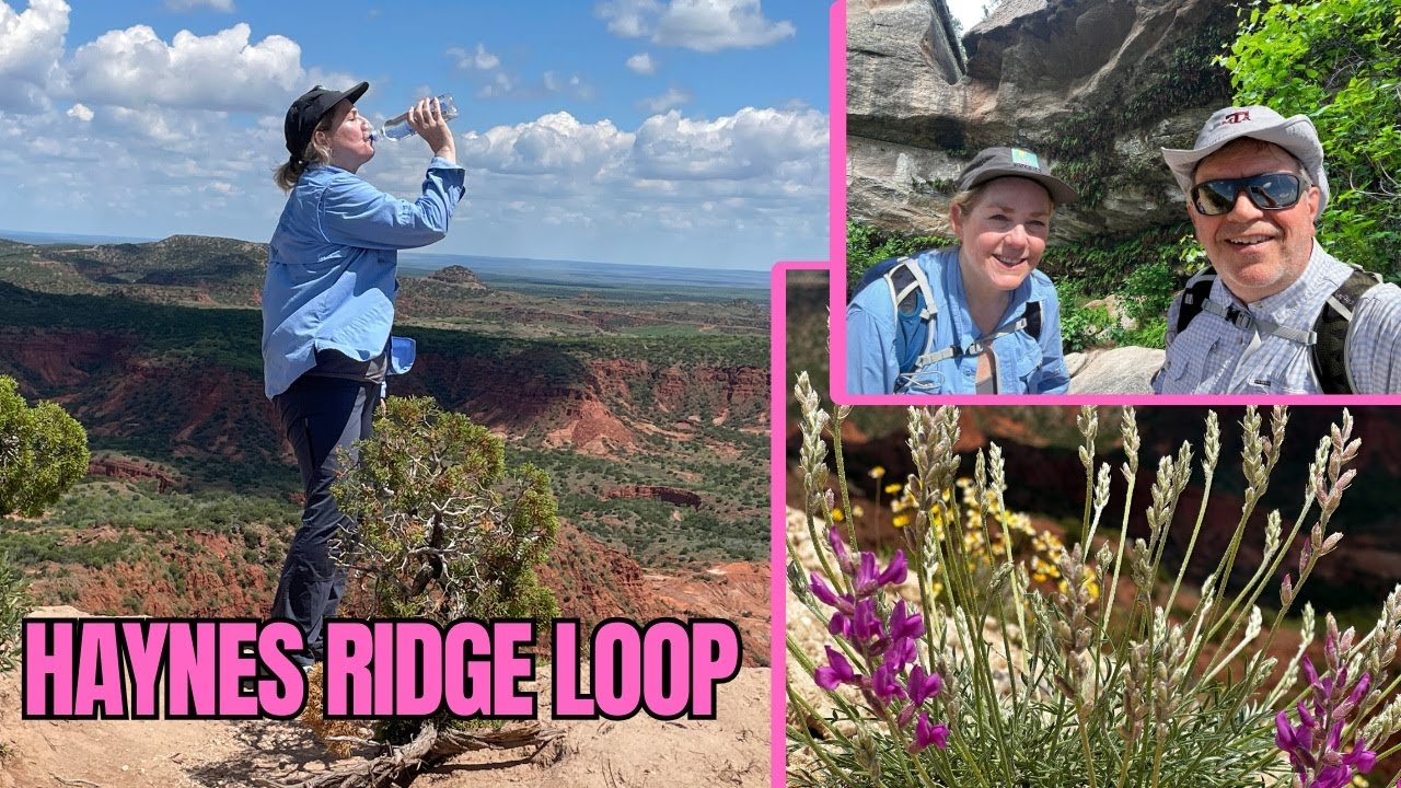 Best 1-day Loop-Hike - North Texas: Haynes Ridge Loop, Caprock Canyons SP  SCRAMBLES CLIFFS & A CAVE