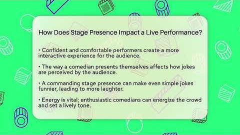 How Does Stage Presence Impact a Live Performance? | Open Mic Manual News