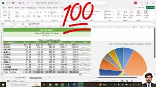 New Perspectives Excel 365/2021 | Module 4: End of Module Project 1 #FLOBiotech #excelmodule4