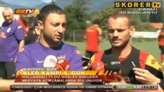 Drogbanın Sneijdere Yaptığı Komik Şaka