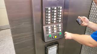 Otis Elevonic 401 Service Elevators (Bank #2) at The Hyatt Regency I-Drive South Tower, Orlando, FL