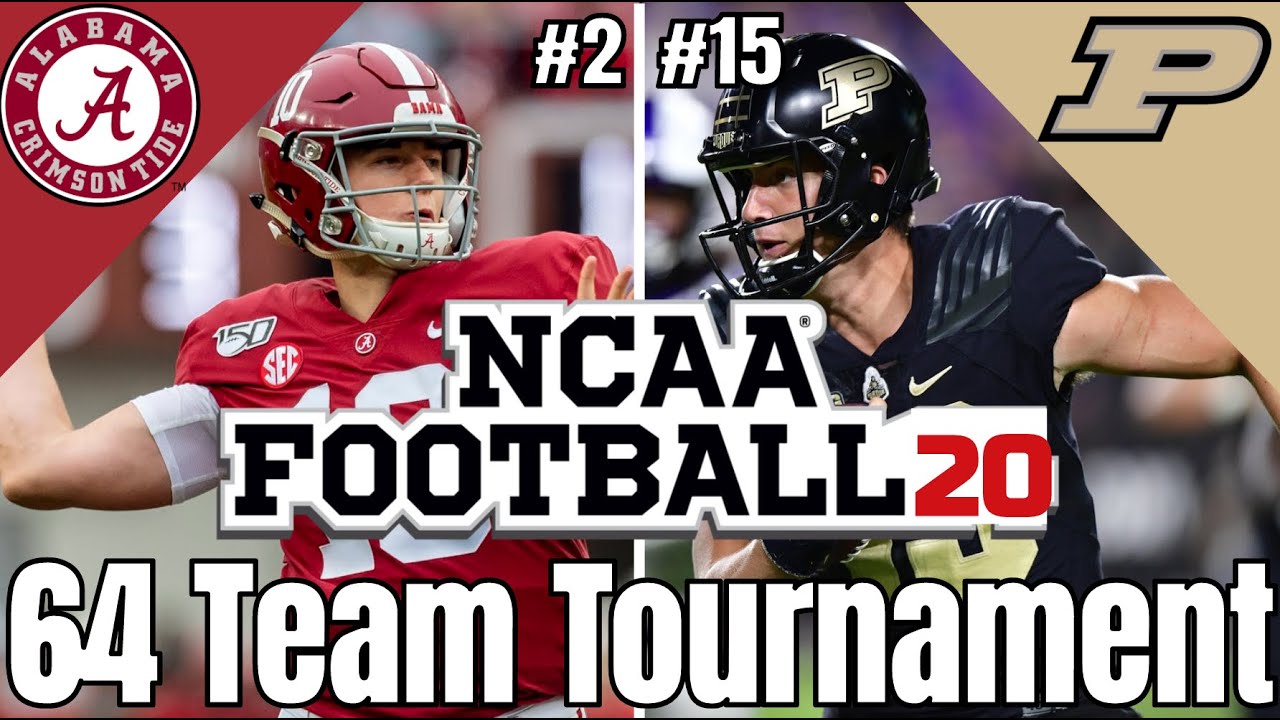2 Alabama vs 15 Purdue (First Round) 64 Team College Football