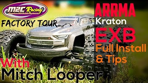 Arrma Kraton EXB Install Setup Tips - ARRMA 6s Electronics Installation - M2C Racing Factory Tour