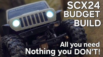 Axial scx24 Jeep Gladiator Budget Build. parts+free mods and adjustments for max performance.