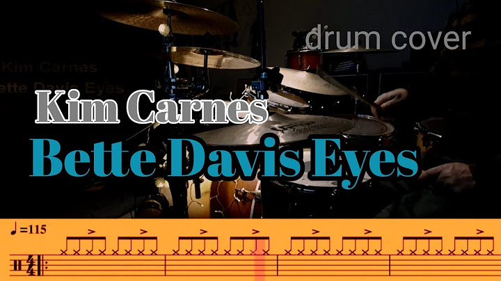Bette Davis Eyes Drums version - Drums performance video thumbnail