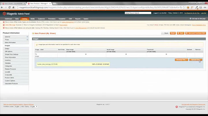 Creating Configurable Products in Magento