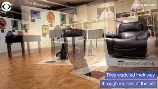 WEB EXTRA: Penguins Visit The Friends Experience Exhibit