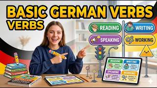 أساسيات الأفعال الألمانية 🇩🇪 | German Verbs Basics | German A1