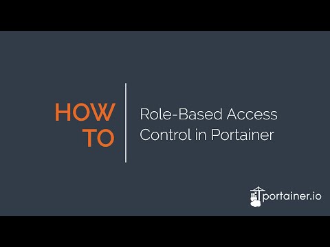 Role-Based Access Control in Portainer - A Deep Dive