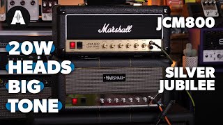 Classic Marshall Heads!  Silver Jubilee 2525H vs JCM800