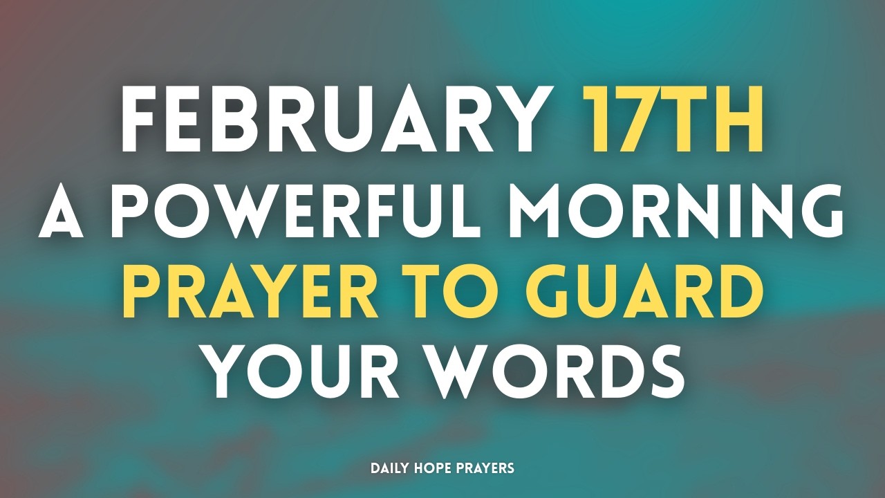 Jesus, Control My Tongue Today | Powerful Morning Prayer