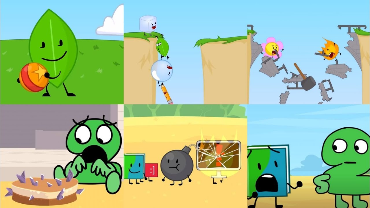 BFDI Chain Reaction Compilation. - YouTube