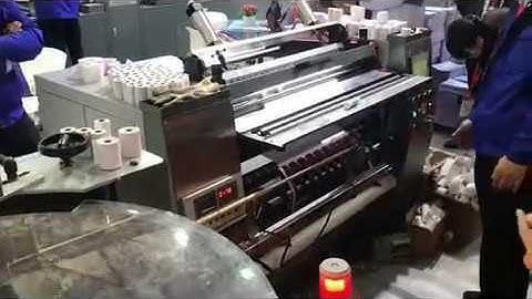 Cash Register Roll Slitter With Auto Core Loader