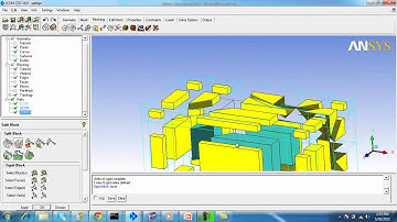 Sphere cube meshing :  Part III -  ICEM CFD 14.0 Basics