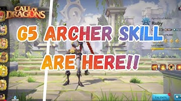 G5 MARKSMAN HERO SKILLS REVEALED | NEW ARTIFACT | CALL OF DRAGONS