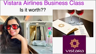 Honest Review of My Business Class Journey from Mumbai to Paris in Vistara Airlines