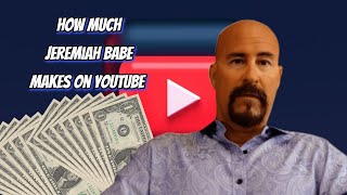 Celebrity How Much Does jeremiah babe Earn from YouTube? Here's the data Profile