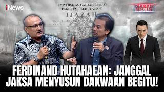 Ferdinand Hutahaean Curiga Dakwaan Jaksa Direkayasa agar Jokowi Tak Hadir di Sidang!