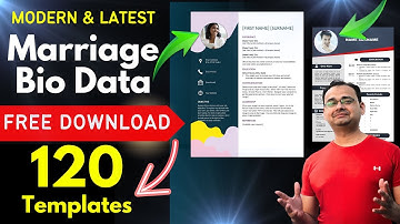 Marriage Biodata (120 Latest Format) in Editable Word Files ✅ FREE Download🔥