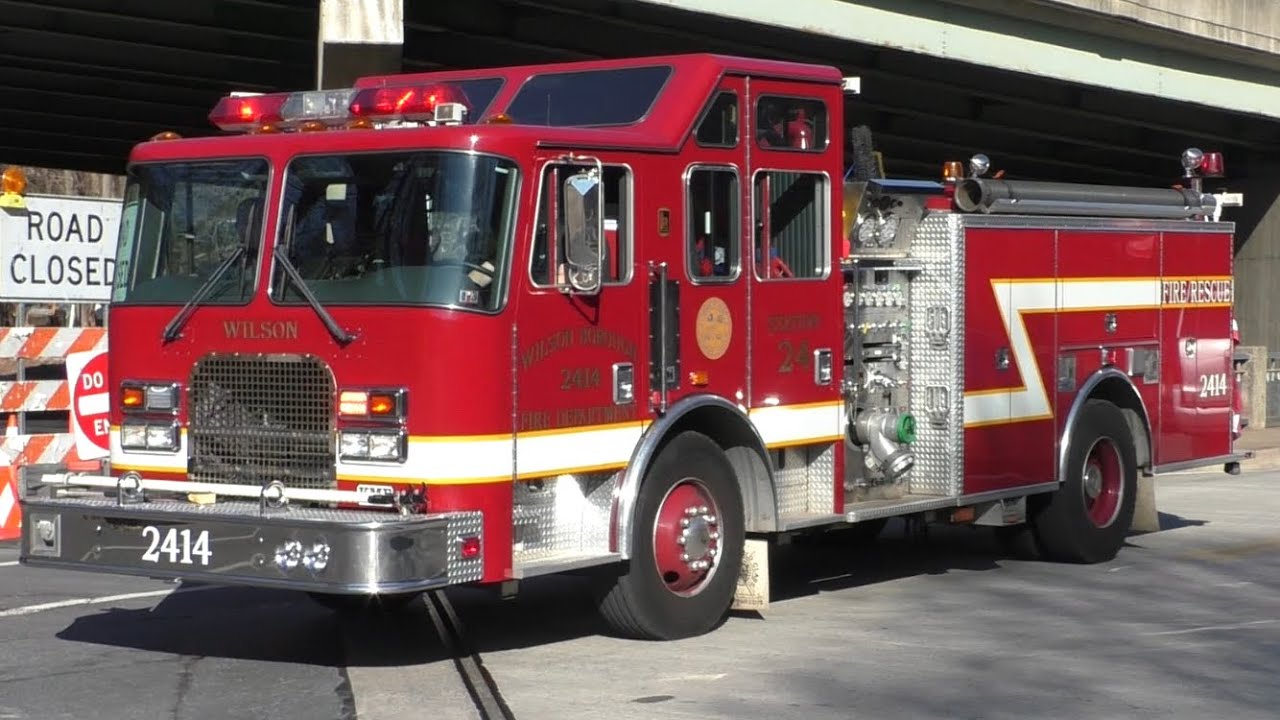 Wilson Borough Fire Department Engine 2414 Responding 2/21/20 YouTube