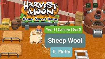 Sheep Wool | Harvest Moon: Home Sweet Home | Android Gameplay | Mobile Walkthrough