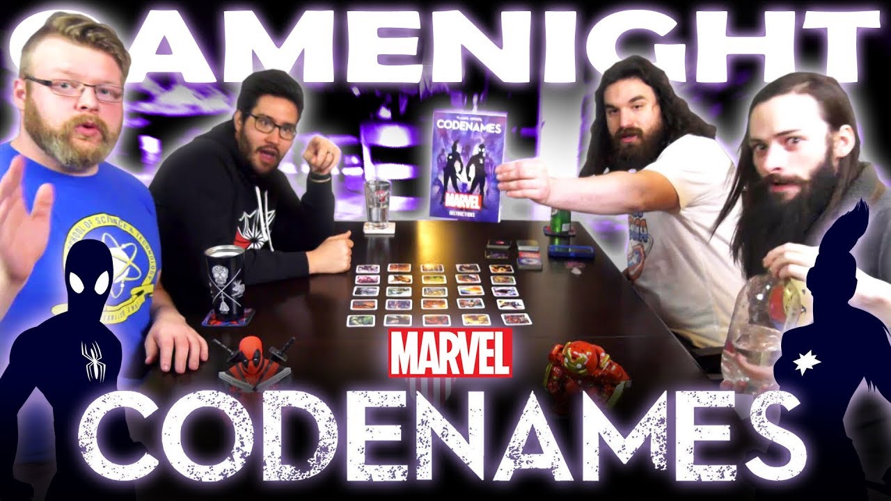 blind wave my hero academia Marvel Codenames GAME NIGHT!!