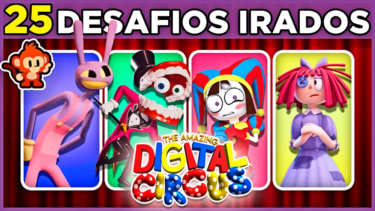 🎪🤡 DESCUBRA QUAL PERSONAGEM DE DIGITAL CIRCUS VOCÊ SERIA!, JOGO DO