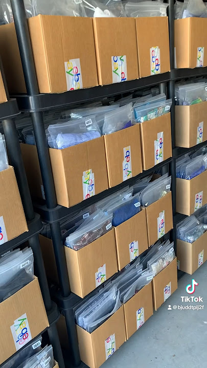 eBay Inventory Storage #ebay #ebayreseller #ebayseller #reseller #ebayseller