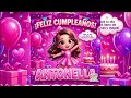 Feliz Cumpleaños Antonella 🎉 Canción Personalizada con Nombre para Niñas | Global Kids