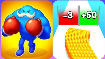 Bullet Army Run 3D vs Punchy Race 3D🤡🦋🤡Satisfying Big Levels Android iOS Gameplay New  Max levels