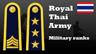 Royal Thai Army Military ranks 2022 - ยศทางทหารของกองทัพบกไทย