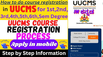 UUCMS COURSE REGISTRATION HOW TO DO COURSE REGISTRATION IN UUCMS#uucms#uucmscouse#ranichennamma#kud
