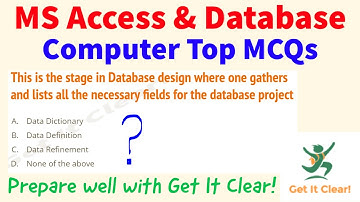 MS Access & Database MCQs Practice set - Computer Top Questions | Himachal Jobs for Post Code 903