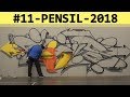 Freestyle graffiti piece 11  pensil 2018 wildstyle
