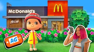 COMO Construir 1 MACDONALDS en Animal Crossing NEW Horizons ?? |  Animal Crossing Español