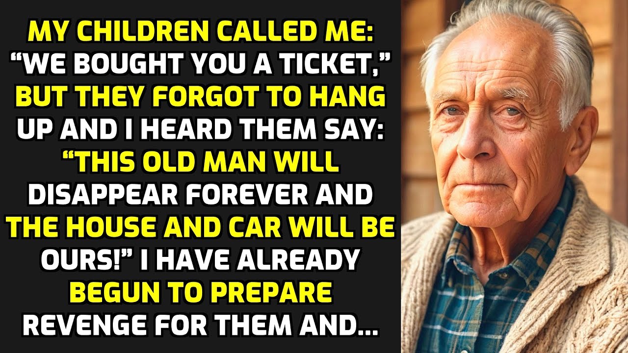 My Children Called Me: “We Bought You A Ticket,” But What I Accidentally Heard Shocked Me... STORIES