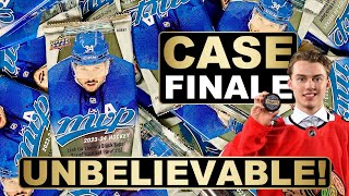 ACTUALLY IMPOSSIBLE FINISH!!! - 2023-24 Upper Deck MVP Hockey Hobby Case Break Finale - 7 BOXES!