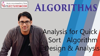 Time Complexity Analysis for Quick Sort   Algorithm Design & Analysis Profile
