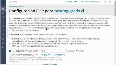 Cambiar version de PHP en Plesk