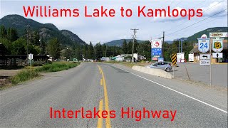 Williams Lake - Kamloops via Highway 24 (Interlakes)